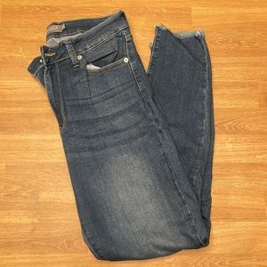 Justusa raw hem skinny jeans